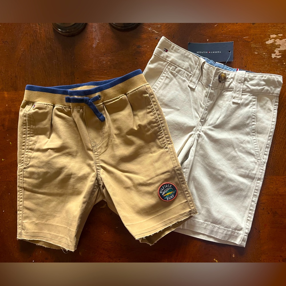 Two pairs Tommy Hilfiger boys 4T shorts